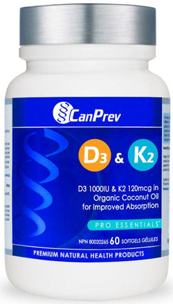 Vitamin D3 & K2 Softgels - 3 Sizes Available