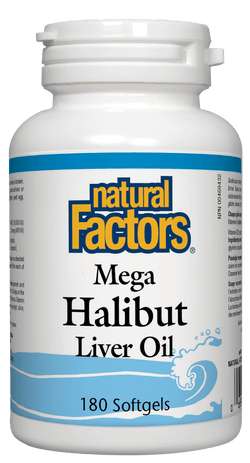 Mega Halibut Liver Oil - Vitamin A & D
