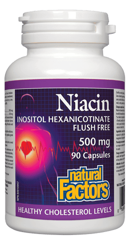 Vitamin B3 Niacin, No Flush (Inositol Hexanicotinate)