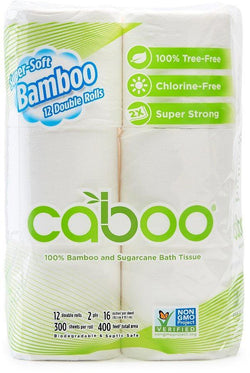 Bathroom Tissue - Tree Free 100% Bamboo & Sugarcane