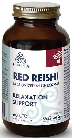 PURICA Red Reishi Micronized Mushroom Capsules