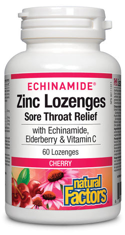 Echinamide® Sore Throat Relief Lozenges with 10mg ZINC - 2 FLAVOURS