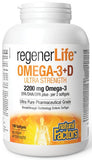 RegenerLife Omega-3 + Vitamin D Ultra Strength - 2 sizes available