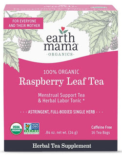 Raspberry Leaf Organic Herbal Tea Earth Mama