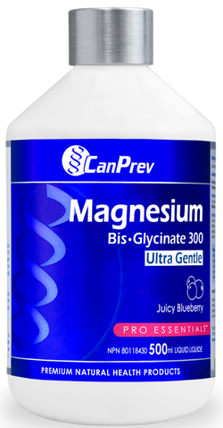 Magnesium Bisglycinate 300mg Liquid - Juicy Blueberry