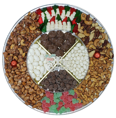 Beautiful Gift Tray - Deluxe Nuts, Candy & Chocolate 16" - #60000