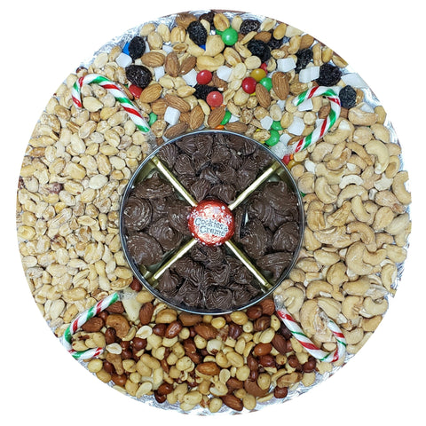 Gift Tray - Nuts with Chocolate Centre 14" - #60004