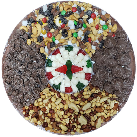 Gift Tray - Favourite Chocolate, Nut, & Candy 14" - #60007