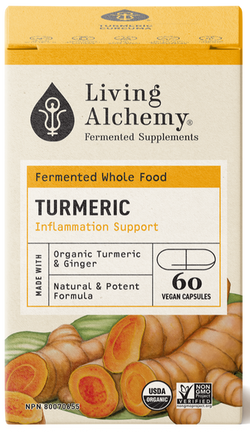 Turmeric Alive - Fermented, Organic 60 Capsules