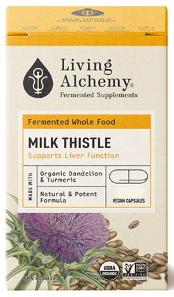 Milk Thistle Alive - Fermented, Organic 60 Capsules