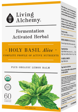 Holy Basil Alive - Fermented, Organic 60 Capsules
