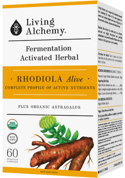 Rhodiola Alive - Fermented, Organic 60 Capsules