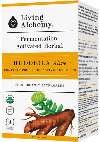 Rhodiola Alive - Fermented, Organic 60 Capsules