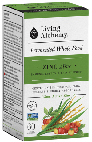 Zinc Alive - Fermented Whole Food 60 Capsules