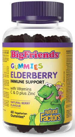 Big Friends Black Elderberry Gummies