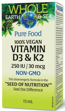VEGAN Vitamin D3 & K2 Drops