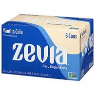 Zevia Vanilla Cola - All Natural Zero Sugar Soda