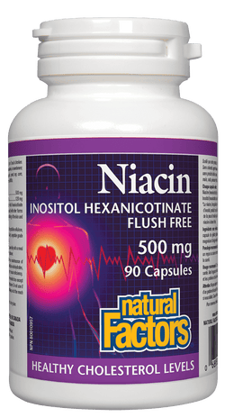Vitamin B3 Niacin, No Flush (Inositol Hexanicotinate)