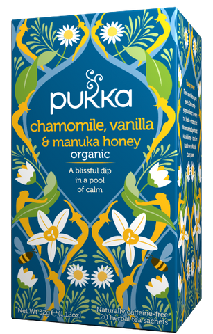 Pukka Chamomile, Vanilla & Manuka Honey Organic Herbal Tea