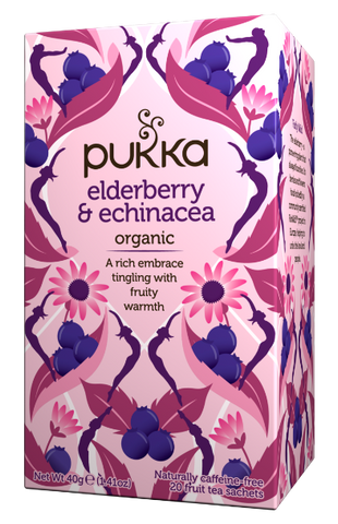 Pukka Elderberry & Echinacea Organic Herbal Tea