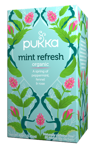 Pukka Mint Refresh Organic Herbal Tea