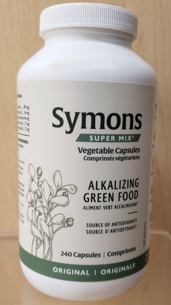 Symons Super Mix Green Food 240 CAPSULES
