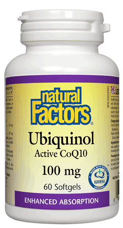 Ubiquinol QH® Active CoQ10 100mg 60 Capsules