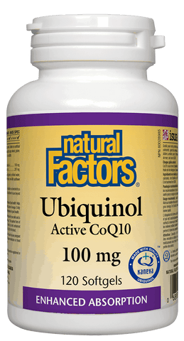 Ubiquinol QH® Active CoQ10 100mg 120 Capsules