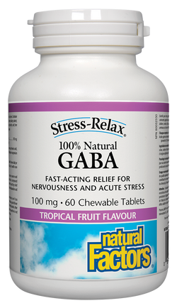 GABA 100mg - Capsules or Chewable Tablets