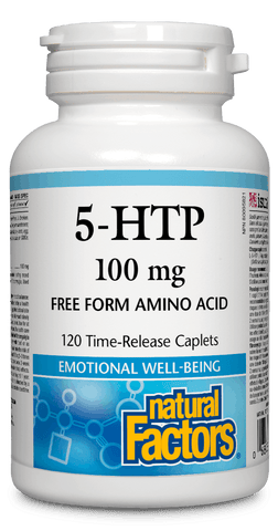 5-HTP 100 mg Time-Release Caplets (2 sizes)