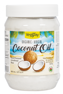 Coconut Oil - Virgin, Cold-Pressed (ORG) - 2 SIZES AVAILABLE