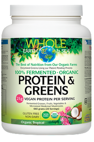 Fermented Organic Protein & Greens - Tropical, Chocolate, Vanilla Chai, Unflavoured