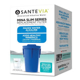SANTEVIA Alkaline Water Pitcher Filter(s) for MINA SLIM PITCHER