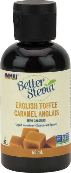 NOW BetterStevia® Liquid Drops - English Toffee