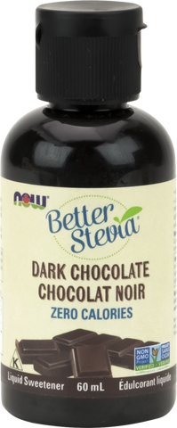 NOW BetterStevia® Liquid Drops - Dark Chocolate