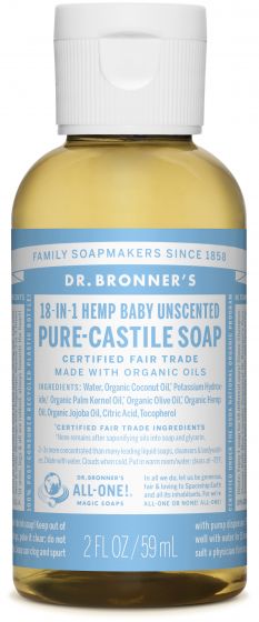 Castile Liquid Soap - Baby Mild : 3 SIZES AVAILABLE