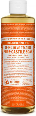 Castile Liquid Soap - Tea Tree : 2 SIZES AVAILABLE