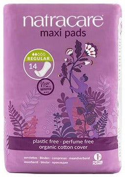 Maxi Pads, Regular ORGANIC, PLASTIC FREE, PERFUME & DYE FREE – two farm  kids Natural Foods