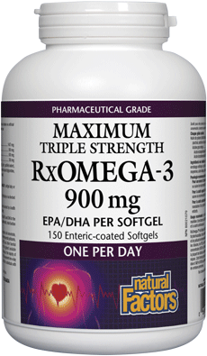RxOmega-3 900 mg - Maximum Triple Strength