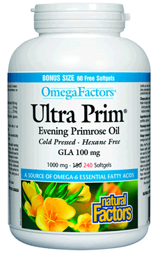 OmegaFactors® Ultra Prim 1000mg Evening Primrose Oil