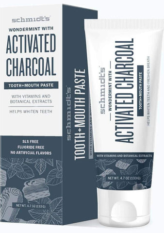 Schmidt's Wondermint® with Activated Charcoal Tooth + Mouth Paste