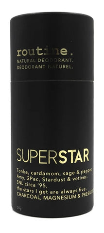 Routine Stick Deodorant SUPERSTAR (with Activated Charcoal) 50g