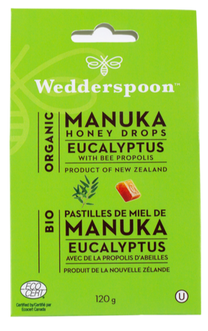 Manuka Honey Drops - Eucalyptus with Bee Propolis