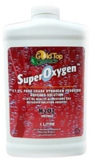 Hydrogen Peroxide, Food Grade. 17.5% 1.0L