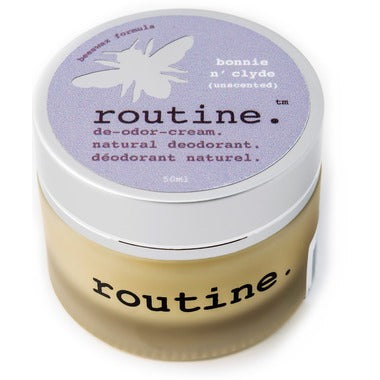 Routine Cream Deodorant Bonnie N' Clyde (Unscented) 58g - SPECIAL ORDER ITEM