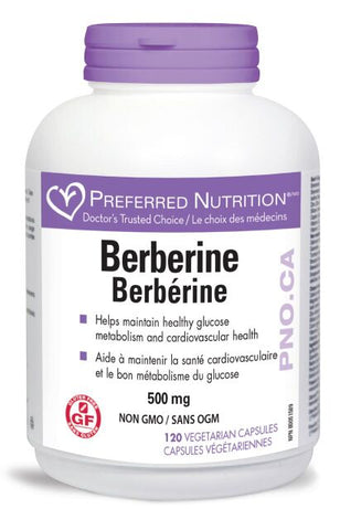 Berberine 500mg - 2 sizes available