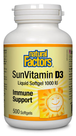 Vitamin D3 1000iu - 500 Softgels