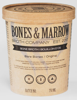 Bones & Marrow, Chicken and Beef Broth Bare Bones Original *FROZEN*