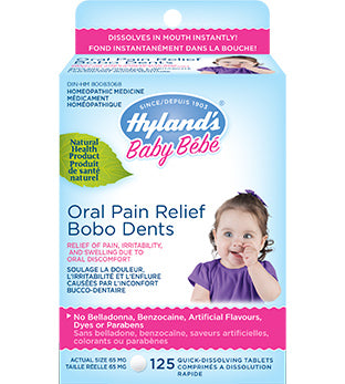 Baby Oral Pain Relief ( Teething ) Tablets