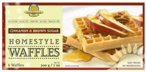 Homestyle Waffles Cinnamon & Brown Sugar (GF) *FROZEN*